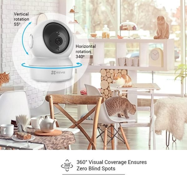 EZVIZ H6C 2MP Pan & Tilt Smart Home Camera - 图片 2
