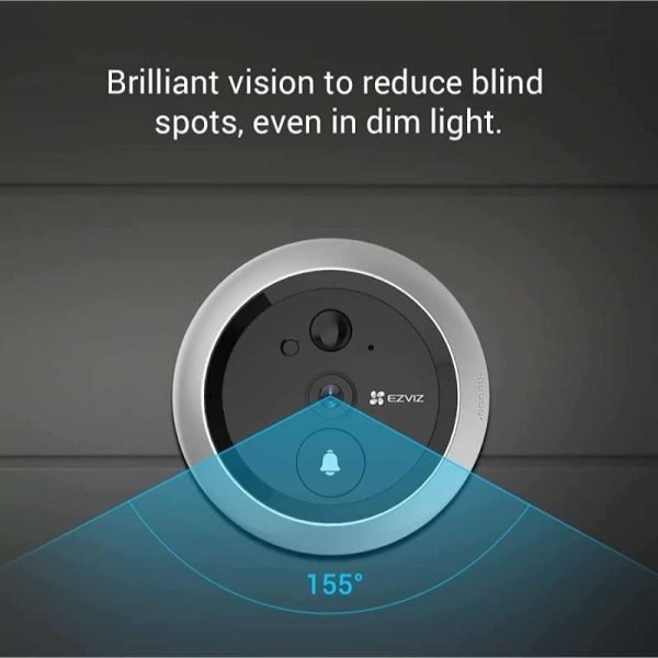 EZVIZ DP2 Wire-Free 1080P Video Door Viewer Peephole Camera with 4.3" Display - 图片 3
