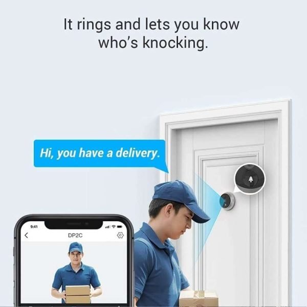 EZVIZ DP2 Wire-Free 1080P Video Door Viewer Peephole Camera with 4.3" Display - 图片 5