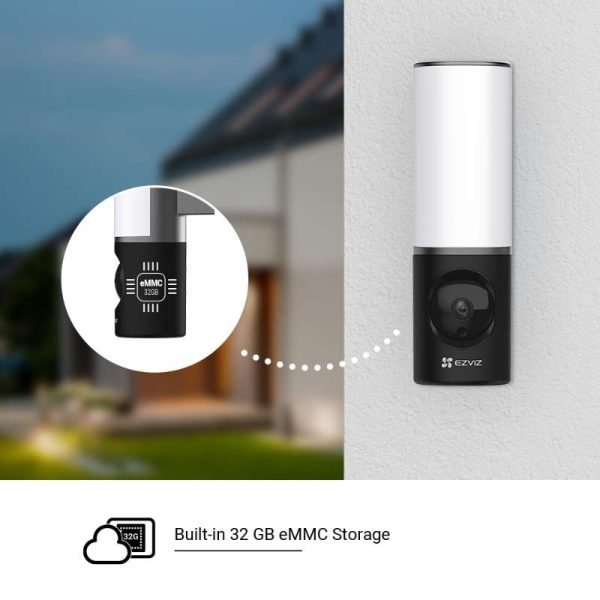 EZVIZ LC3 Smart WIFI Camera and Security Wall Light 4MP 2K IP65 Two-Way Talk - 图片 9