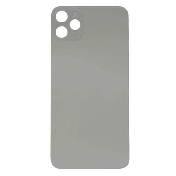 For Apple iPhone 11 Pro Replacement Back Glass (Silver)