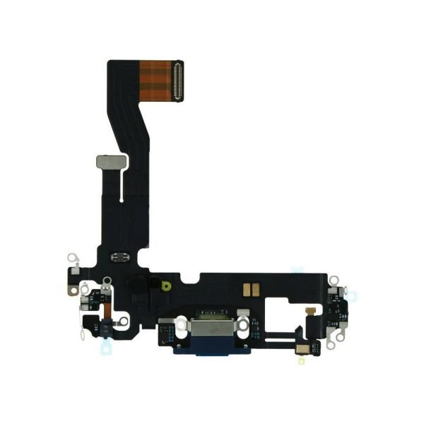For Apple iPhone 12 / 12 Pro Replacement Charging Port Flex (Blue)