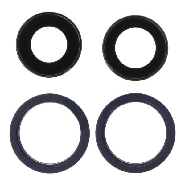 For Apple iPhone 13 / 13 Mini Replacement Camera Lens With Bezel (Midnight)
