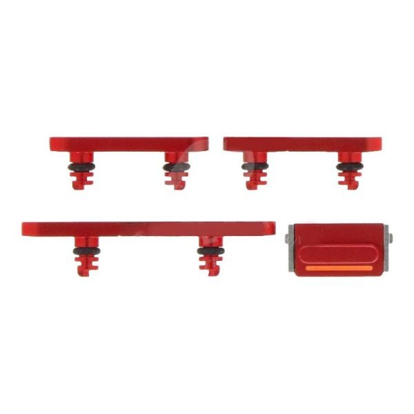 For Apple iPhone 13 / 13 Mini Replacement Power & Volume Buttons (Product Red)
