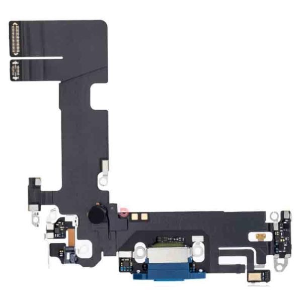 For Apple iPhone 13 Mini Replacement Charging Port Flex (Blue)
