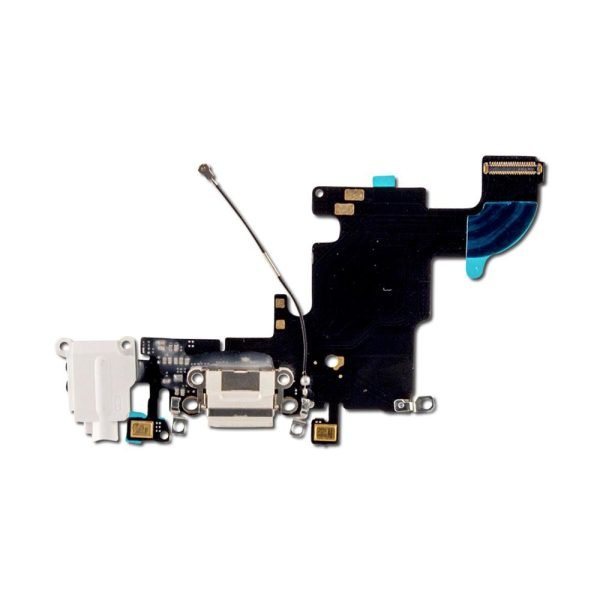 For Apple iPhone 6S Replacement Charging Port. Headphone Jack & Microphone Flex - White