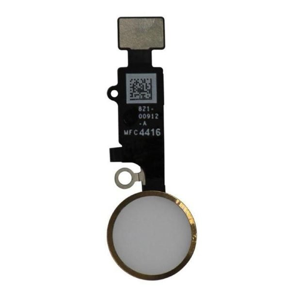 For Apple iPhone 7 / 7 Plus / 8 / 8 Plus / SE2 Home Button - White / Gold (Cosmetic Use)