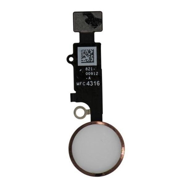 For Apple iPhone 7 / 7 Plus / 8 / 8 Plus / SE2 Home Button - White / Rose Gold (Cosmetic Use)