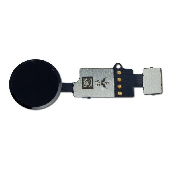 For Apple iPhone 7 / 7 Plus / 8 / 8 Plus / SE2 YF Home Button Flex Kit - Black (No Bluetooth)