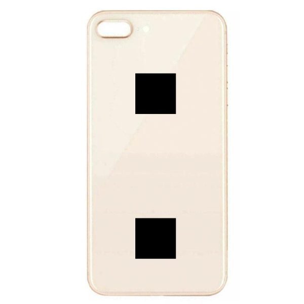 For Apple iPhone 8 Plus Replacement Back Glass (Rose Gold) (Big Hole) Without Lens
