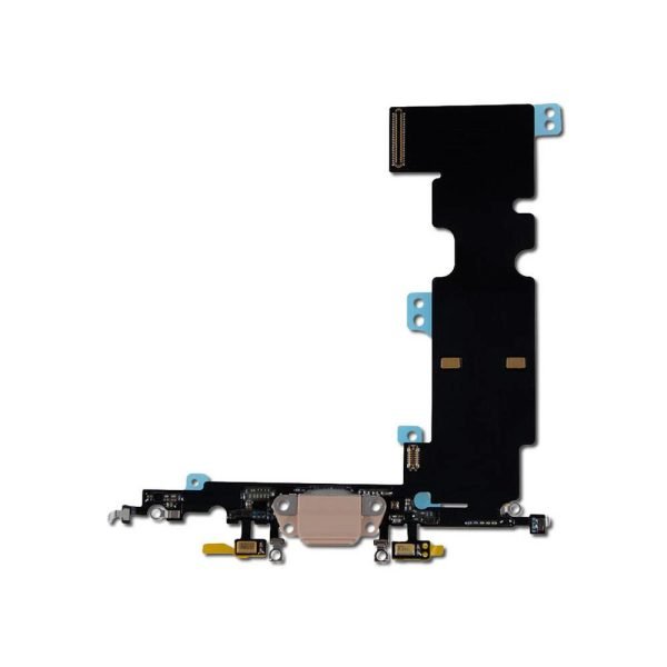 For Apple iPhone 8 Plus Replacement Charging Port. Antenna & Microphone Flex - Black (AM)