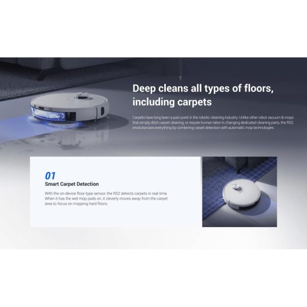 EZVIZ RS2 Robot Vacuum & Mop Combo - 图片 6