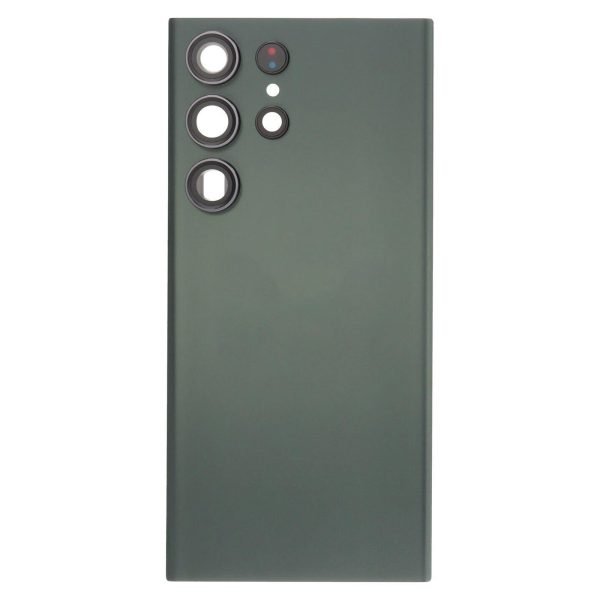 For Samsung Galaxy S23 Ultra S918B Replacement Battery Cover With Lens (Green)
