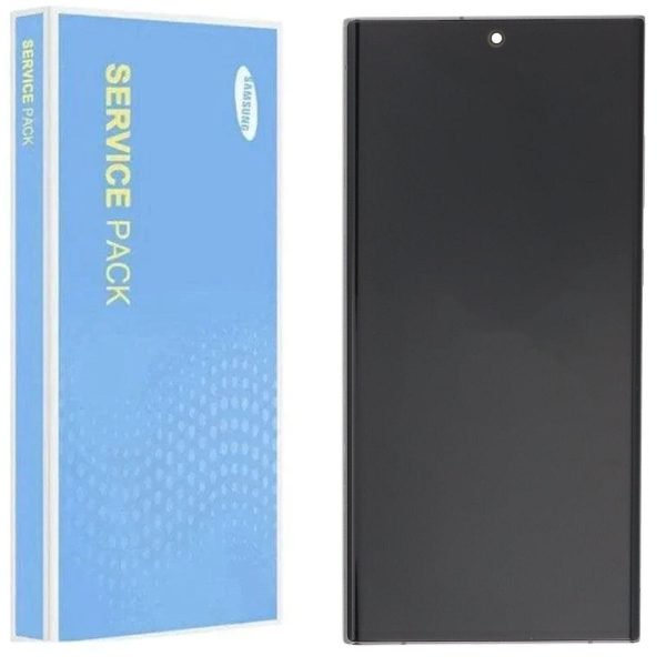Samsung Galaxy S23 Ultra G918B Service Pack Red Full Frame Touch Screen Display - GH82-30466E / GH82-30467E