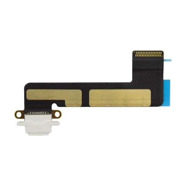 For Apple Mini 1 Replacement Lightning Charging Port Dock Connector Flex (White)