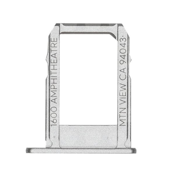 For Google Pixel Replacement Sim Card Tray Holder (Very Silver)