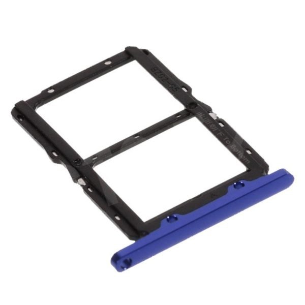 For Honor 20 Replacement Dual SIM Card Tray (Blue)