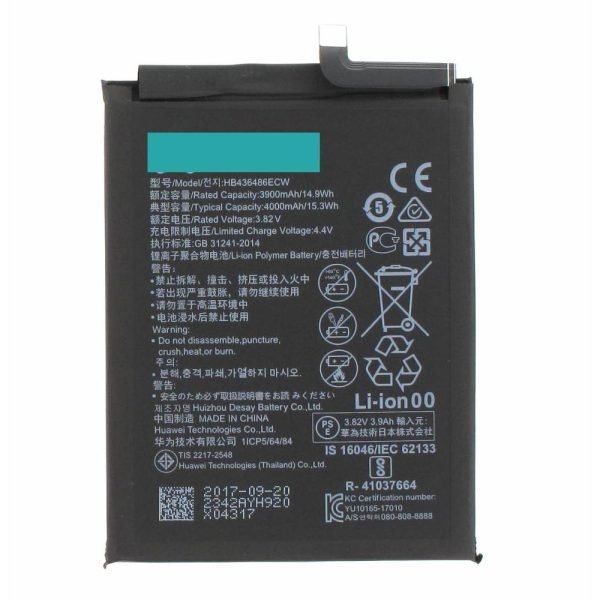 For Huawei P20 Pro / Mate 10 / Mate 10 Pro Replacement Battery 4000mAh