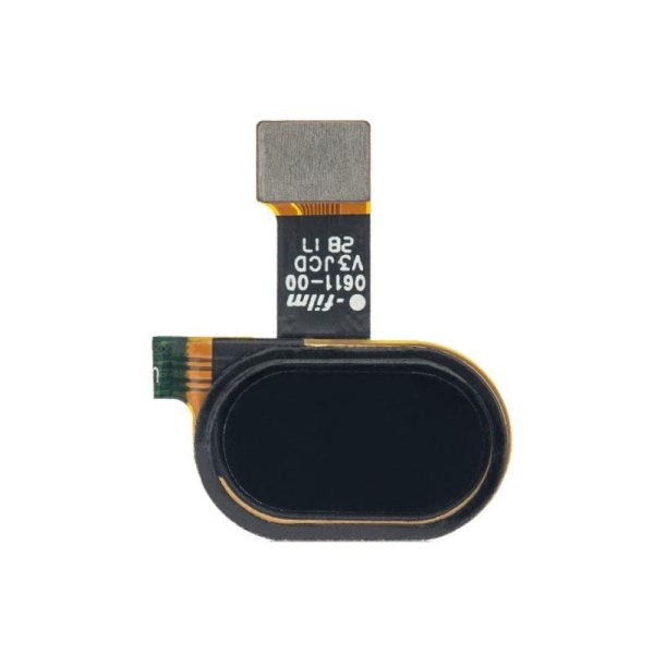 For Motorola Moto E4 Plus Replacement Home Button With Flex Cable (Black)