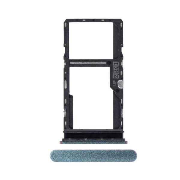 For Motorola Moto G30 Replacement Sim Card Tray (Phantom Black)