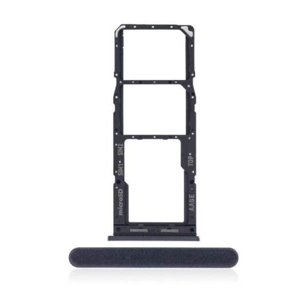 For Samsung Galaxy A12 A125F Replacement Dual Sim Card Tray (Black)