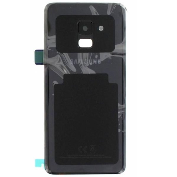 For Samsung Galaxy A8 Plus (A730) Replacement Battery Cover / Back Panel (Black)