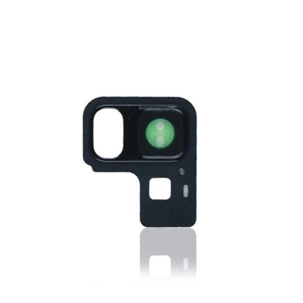 For Samsung Galaxy A8 Plus A730 Replacement Rear Camera Lens And Cover Bezel Ring (Black)