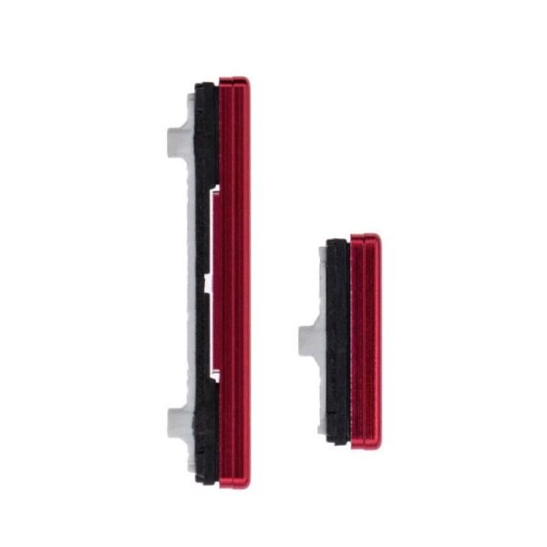 For Samsung Galaxy Note 10 Plus N975F Replacement Power And Volume Hard Buttons (Red)
