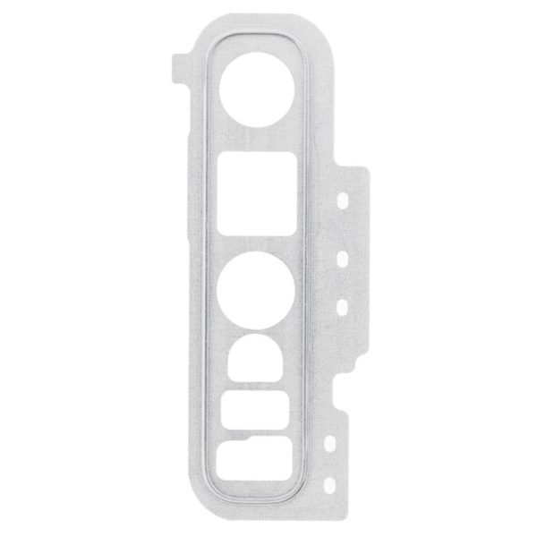 For Samsung Galaxy S10 5G G977 Replacement Camera Lens With Bezel (Crown Silver)