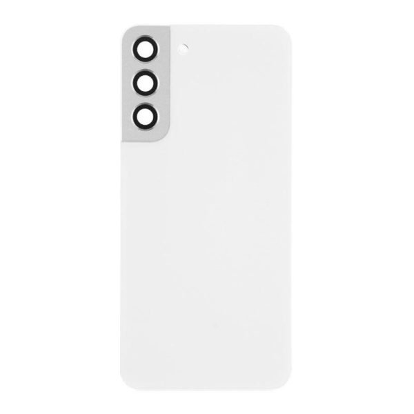 For Samsung Galaxy S22 Plus Replacement Battery Cover With Lens (White)