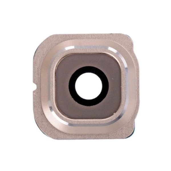 For Samsung Galaxy S6 Edge G925F Replacement Rear Camera Lens (Gold)