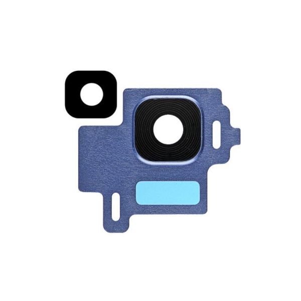 For Samsung Galaxy S8 G950F Replacement Rear Camera Lens With Bezel Ring (Blue)