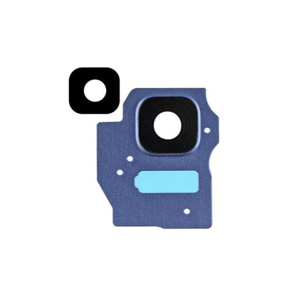 For Samsung Galaxy S8 Plus G955F Replacement Rear Camera Lens With Cover Bezel Ring (Blue)
