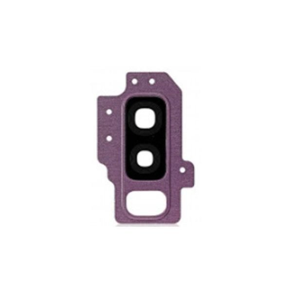 For Samsung Galaxy S9 Plus G965F Replacement Rear Camera Glass Lens And Cover Bezel Ring (Purple)