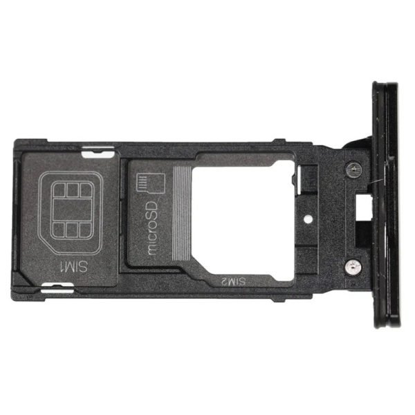 For Sony Xperia XZ2 Replacement Sim And Memory Card Tray (Black)