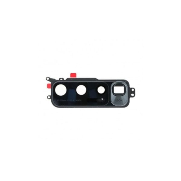 For Xiaomi Mi 10 Ultra Replacement Rear Camera Lens With Cover Bezel Ring (Black)