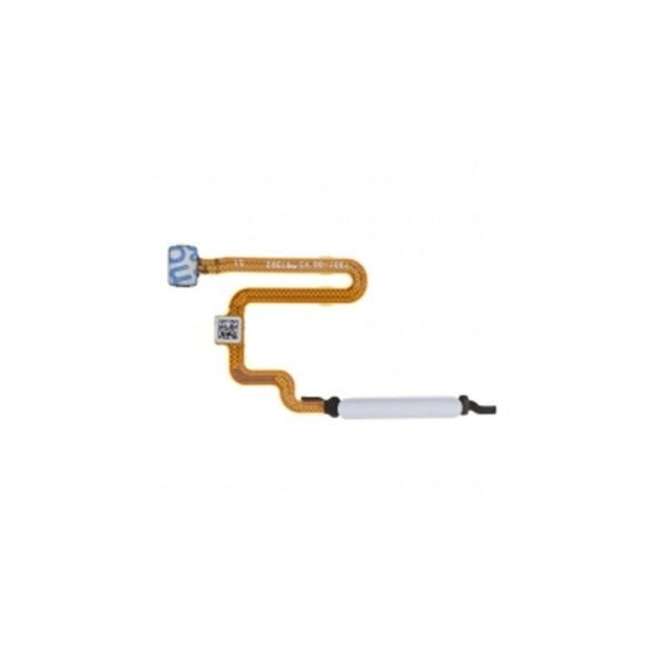 For Xiaomi Poco M4 Pro 5G Replacement Power Button & Fingerprint Sensor Flex Cable (Silver)