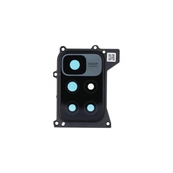 For Xiaomi Redmi 10 Replacement Rear Camera Lens With Cover Bezel Ring (Black)