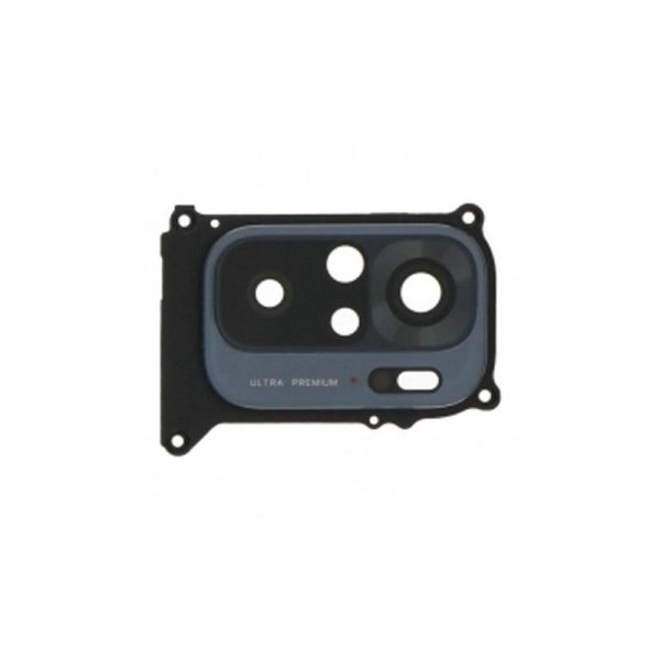 For Xiaomi Redmi Note 10 Replacement Rear Camera Lens With Cover Bezel Ring (Black)