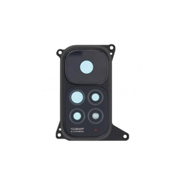 For Xiaomi Redmi Note 11s Replacement Rear Camera Lens With Cover Bezel Ring (Black)
