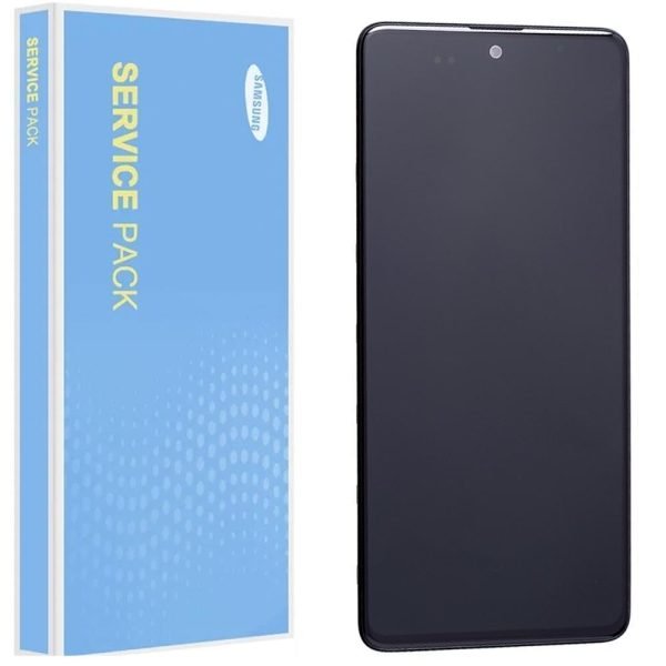 Samsung Galaxy A51 A515F Service Pack Black Full Frame Touch Screen Display GH82-21669A