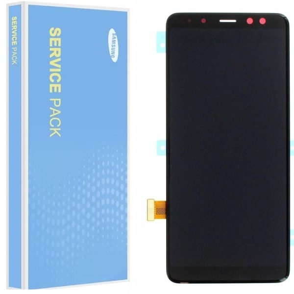Samsung Galaxy A8 A530 Service Pack Black Touch Screen Display GH97-21406A / GH97-21529A