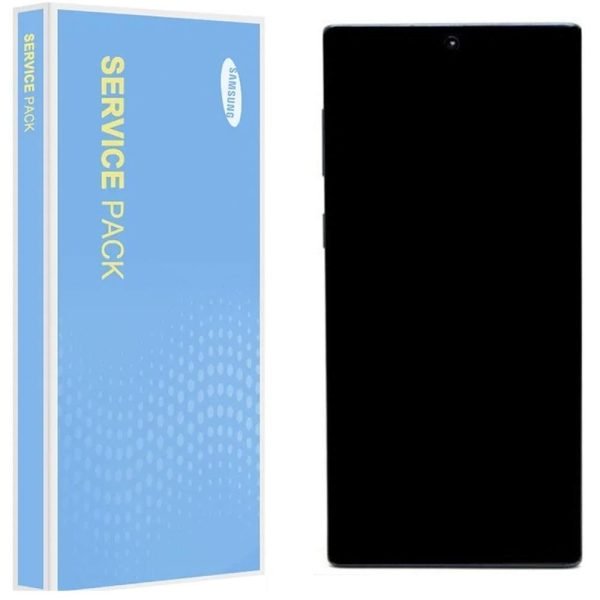 Samsung Galaxy Note 10 N970 Service Pack Aura Black Full Frame Touch Screen Display GH82-20818A
