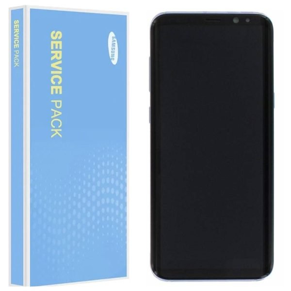 Samsung Galaxy S8 Plus G955F Service Pack Orchid Grey Full Frame Touch Screen Display GH97-20470C/ GH97-20564C