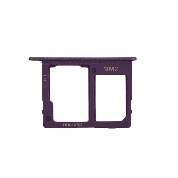 For Samsung Galaxy J4 J400 (2018) Replacement Dual Sim Card Tray (Purple)