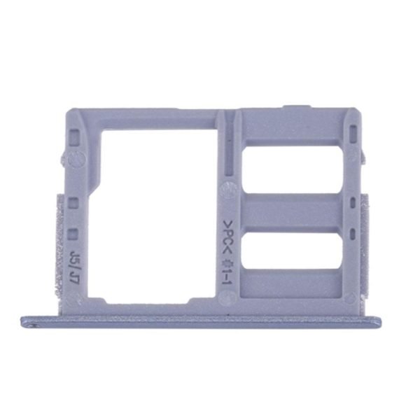 For Samsung Galaxy J7 J730 (2017) Replacement Dual Sim Card Tray (Blue)